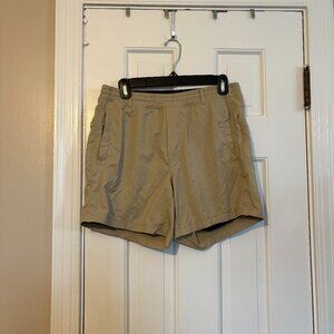 Birddogs Lined Gym Shorts in Khaki Tan - M Short 6" inseam
